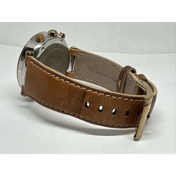 Michael Kors Parker MK5633 Women's Tan Leather Strap Analog Dial Watch NUL30 - Picture 8 of 11